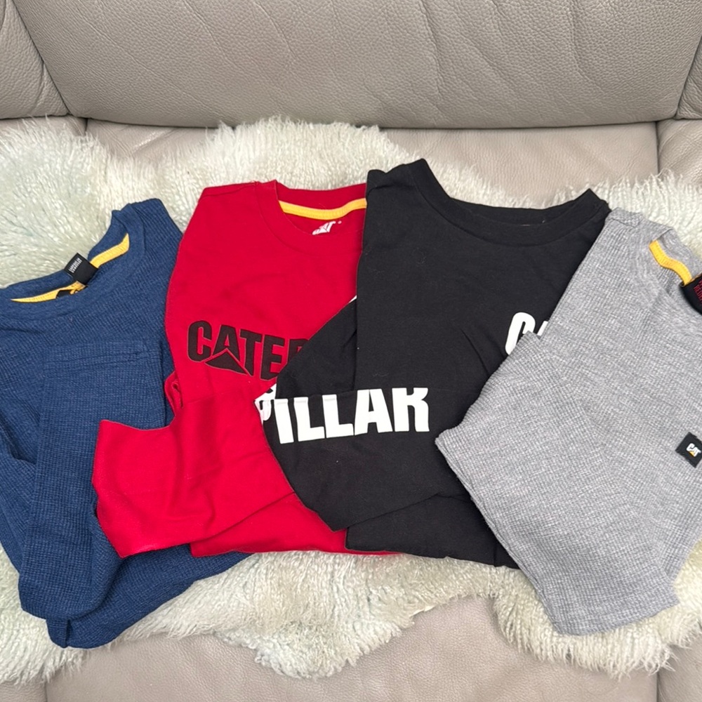 Caterpillar Sweatshirts - Red, Black, Blue, Gray